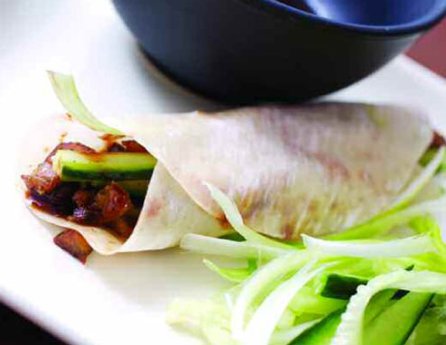 Mock Duck Pancakes