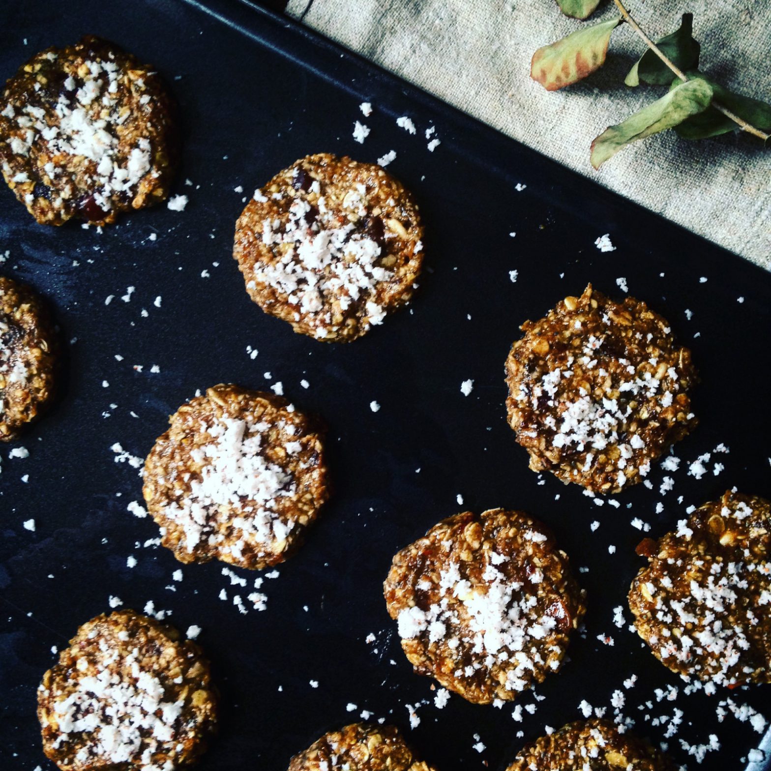 Banana Cardamom & Coconut Biscuits