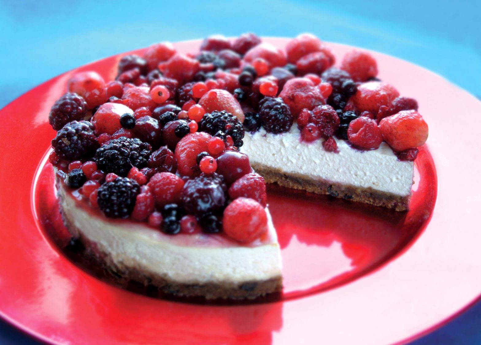 Fruity Dairy-free Cheesecake