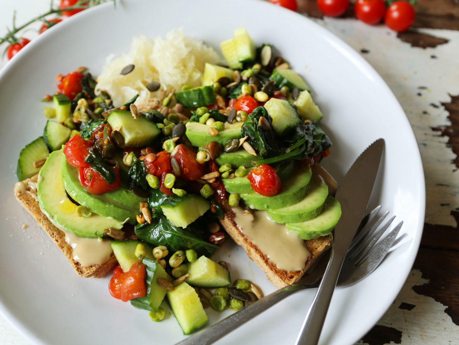 Toast with all the Good Stuff