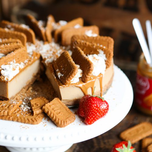 Baked Biscoff Cheesecake
