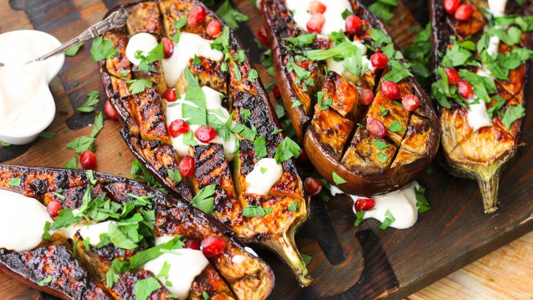 Miso Aubergine Steaks